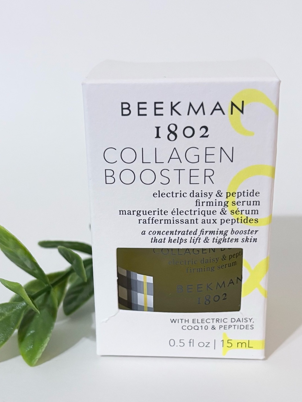 BEEKMAN 1802 Collagen Booster
Electric Daisy & Peptide Firming Serum
